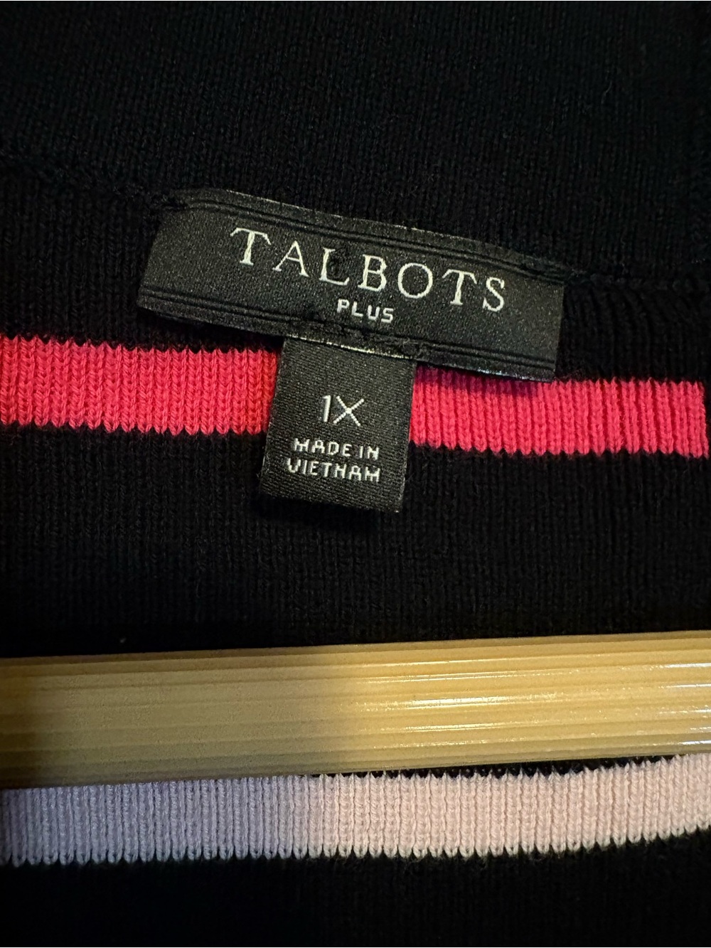 Talbots Multi Color Striped Top - Picture 5 of 6